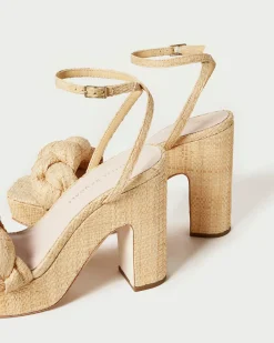 Outlet Fae Denim Platform Heel FOR THE GUESTS|FOR THE BRIDE