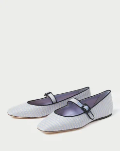 Online Ginger Blue Stripe Mary Jane Casual Staples|Jessie Loves