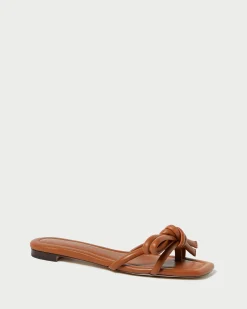 Clearance Hadley Brown Bow Sandal Casual Staples|Vacation Shop