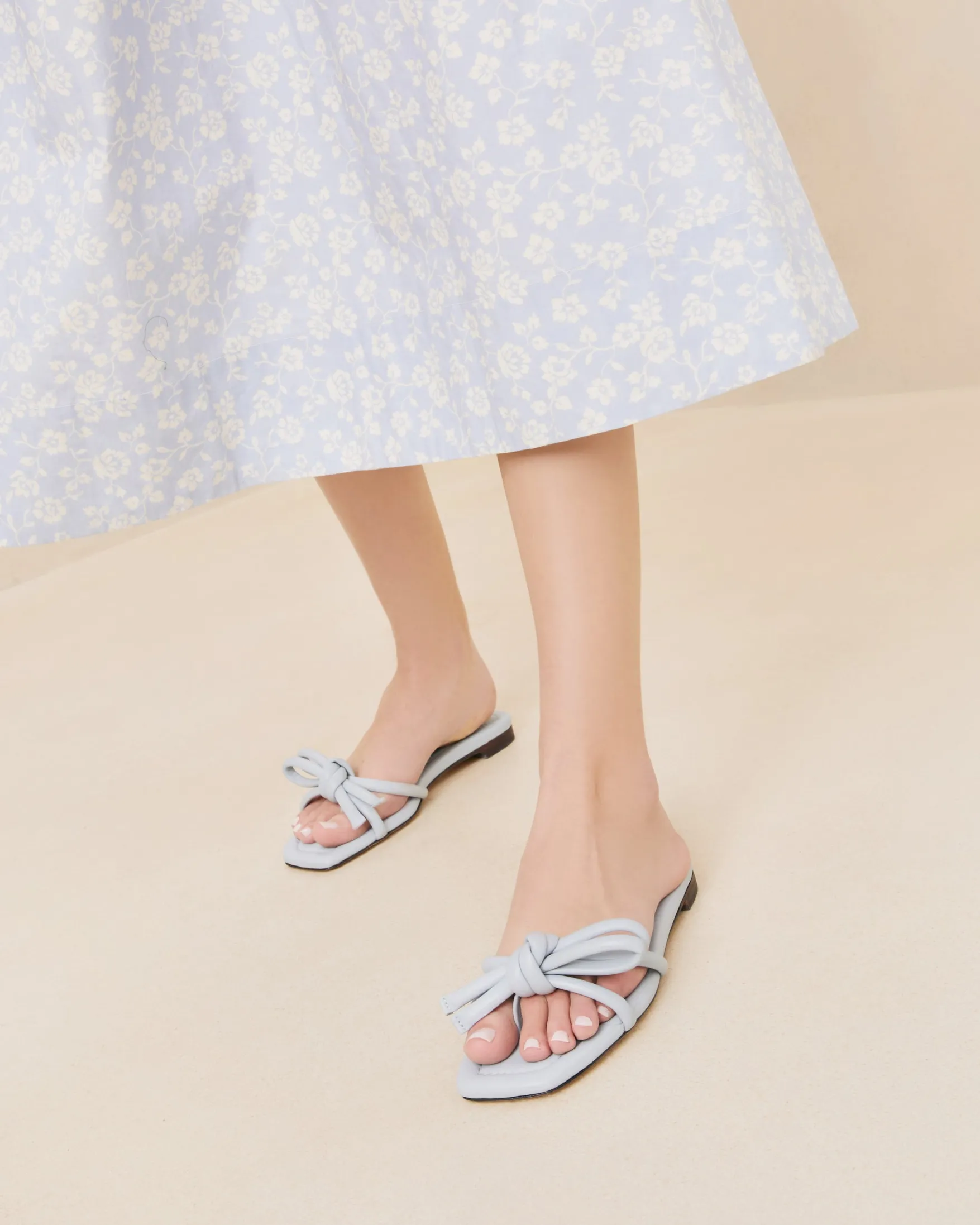 Sale Hadley Bow Sandal SOMETHING BLUE|FOR THE BRIDE