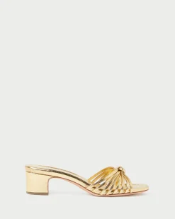 Clearance Hazel Leather Knot Mule FOR THE GUESTS|FOR THE BRIDE
