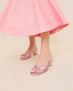 Clearance Hazel Leather Knot Mule FOR THE GUESTS|FOR THE BRIDE