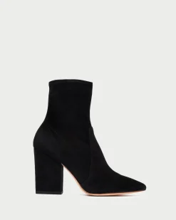 Online Isla Suede Slim Ankle Bootie Boots