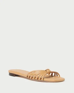 Hot Izzie Leather Knot Sandal FOR THE BRIDE|Flat Sandals