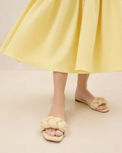 Discount Joanna Braided Sandal Flat Sandals