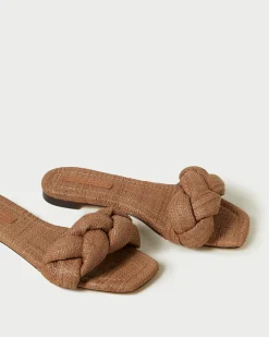 Discount Joanna Braided Sandal Flat Sandals