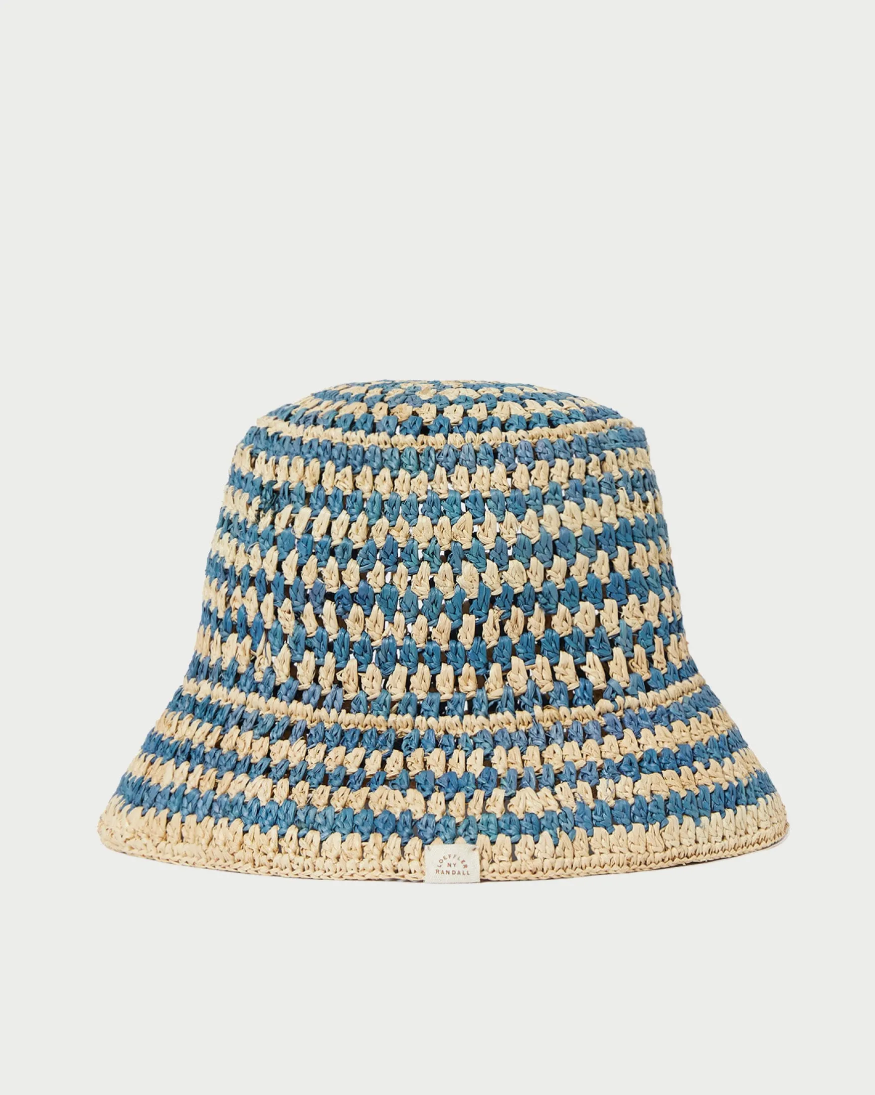 Hot Jocelyn Blue/Natural Bucket Hat Accessories