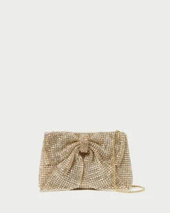 Sale Jolene Gold Diamanté Bow Clutch FOR THE BRIDE|Clutches