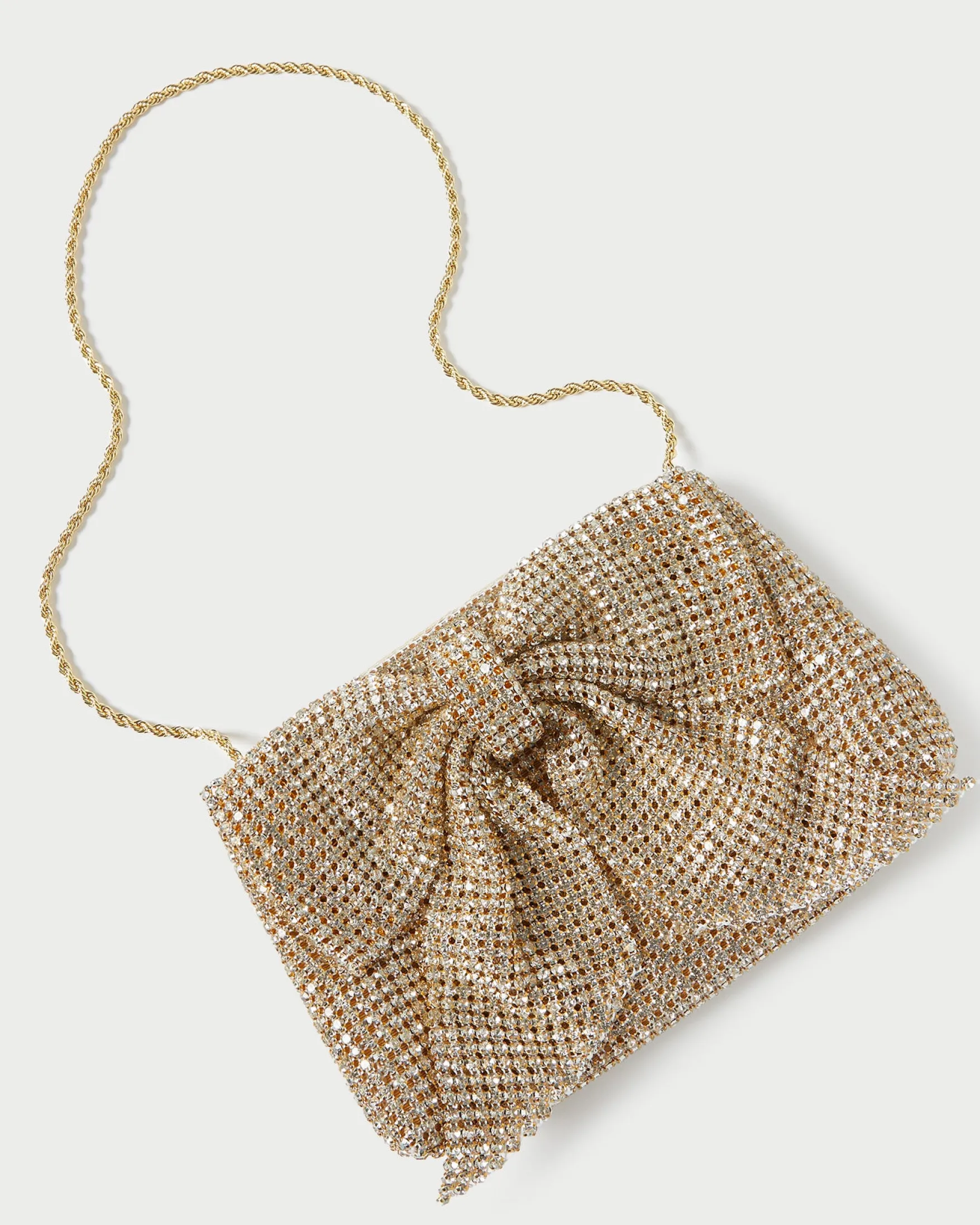 Sale Jolene Gold Diamanté Bow Clutch FOR THE BRIDE|Clutches