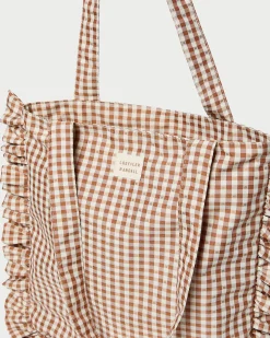 Justine Ruffle Tote Totes