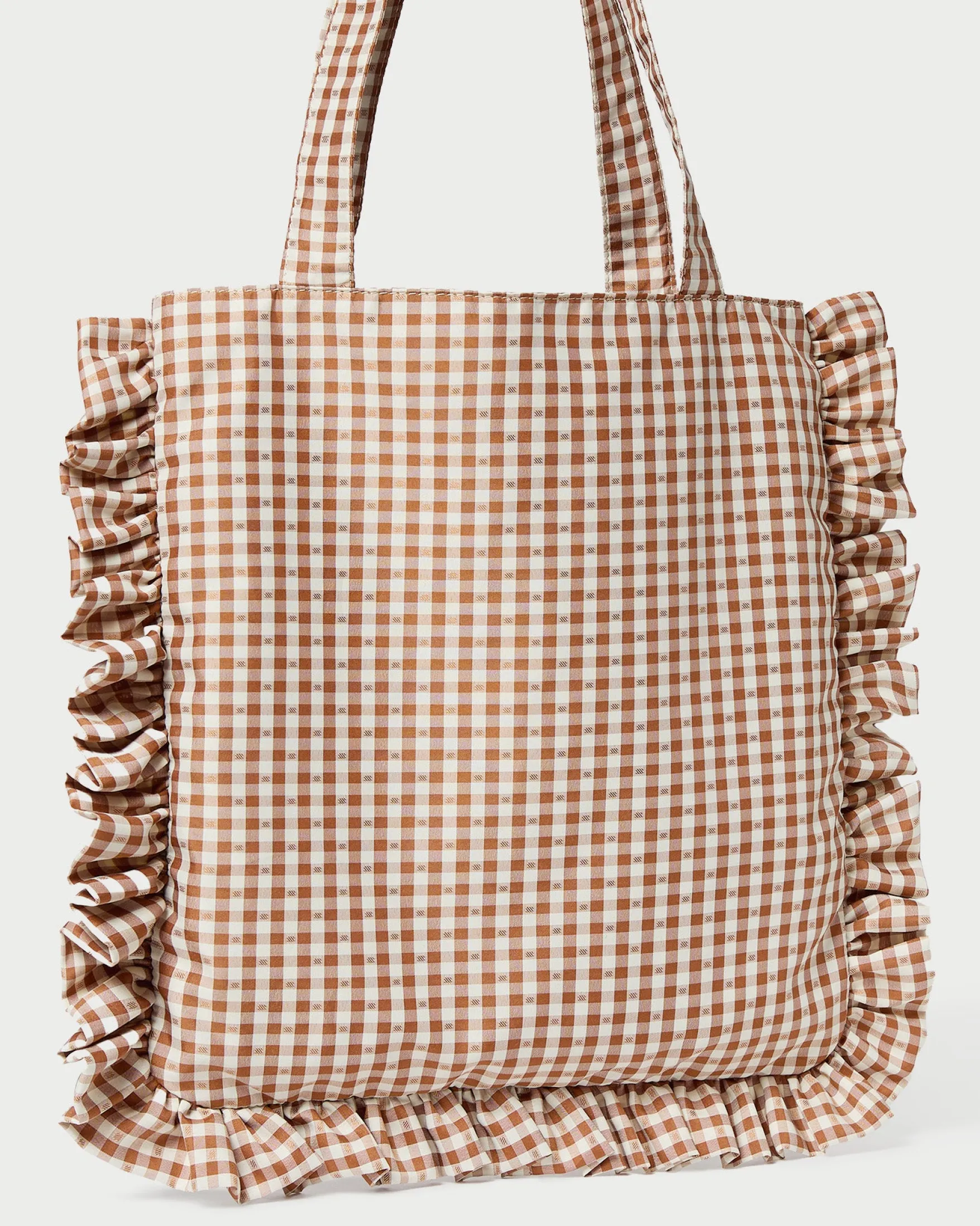 Justine Ruffle Tote Totes