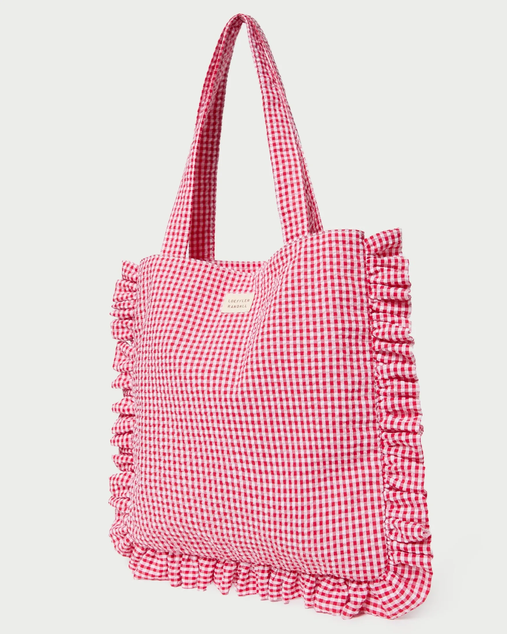Justine Ruffle Tote Totes