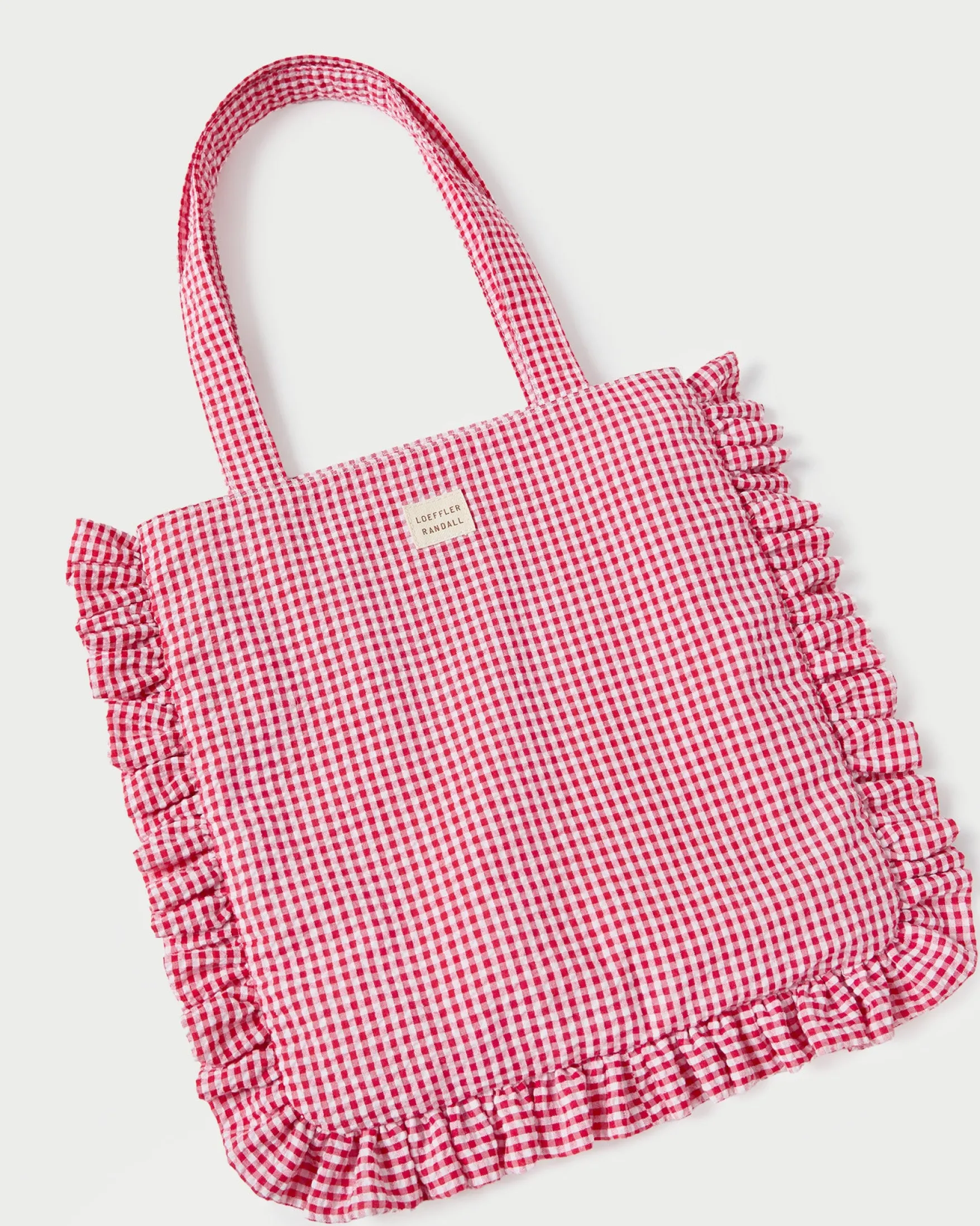 Justine Ruffle Tote Totes