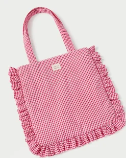 Sale Justine Ruffle Tote Totes