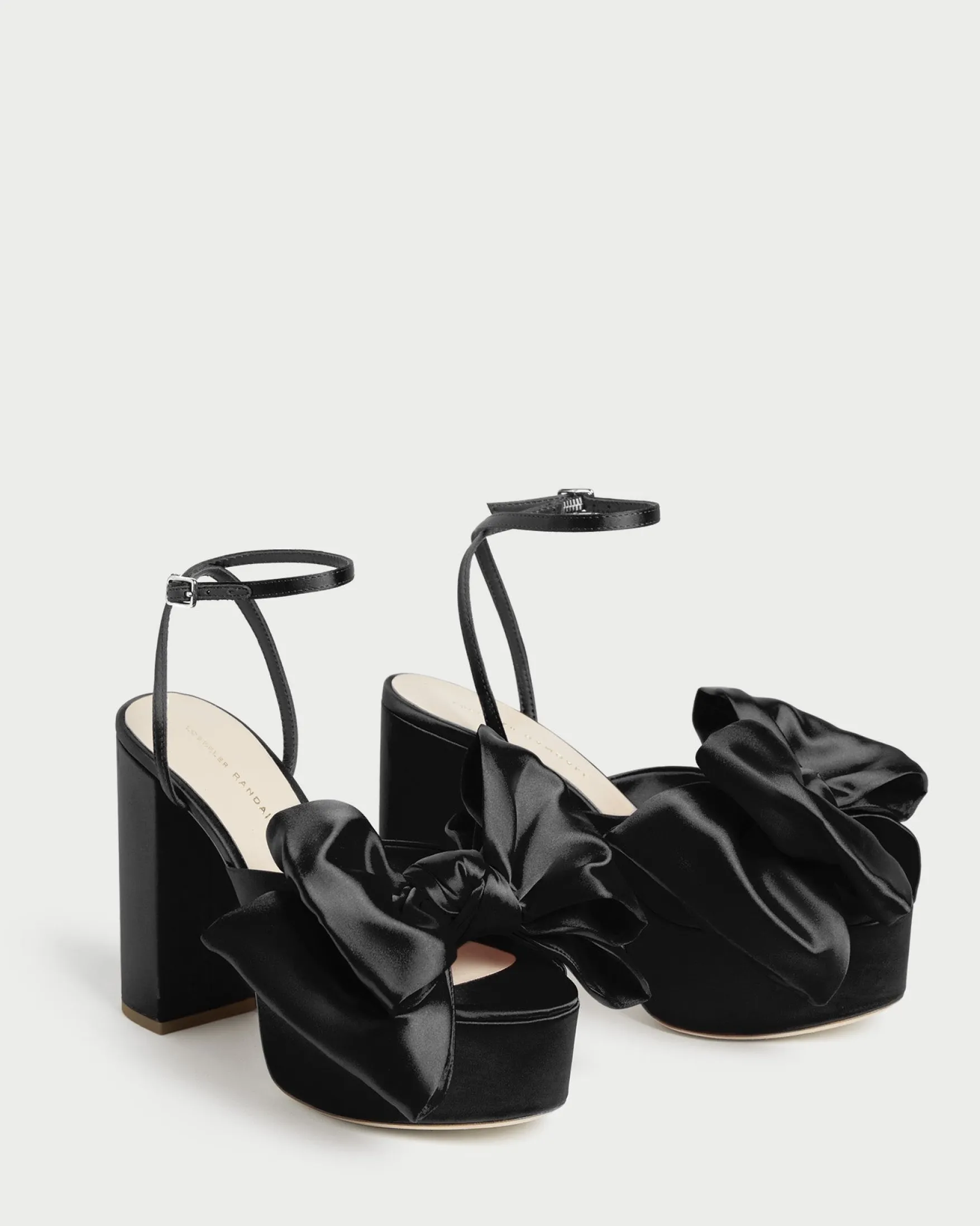 Online Kiki Satin Platform Sandal FOR THE BRIDE|Heeled Sandals