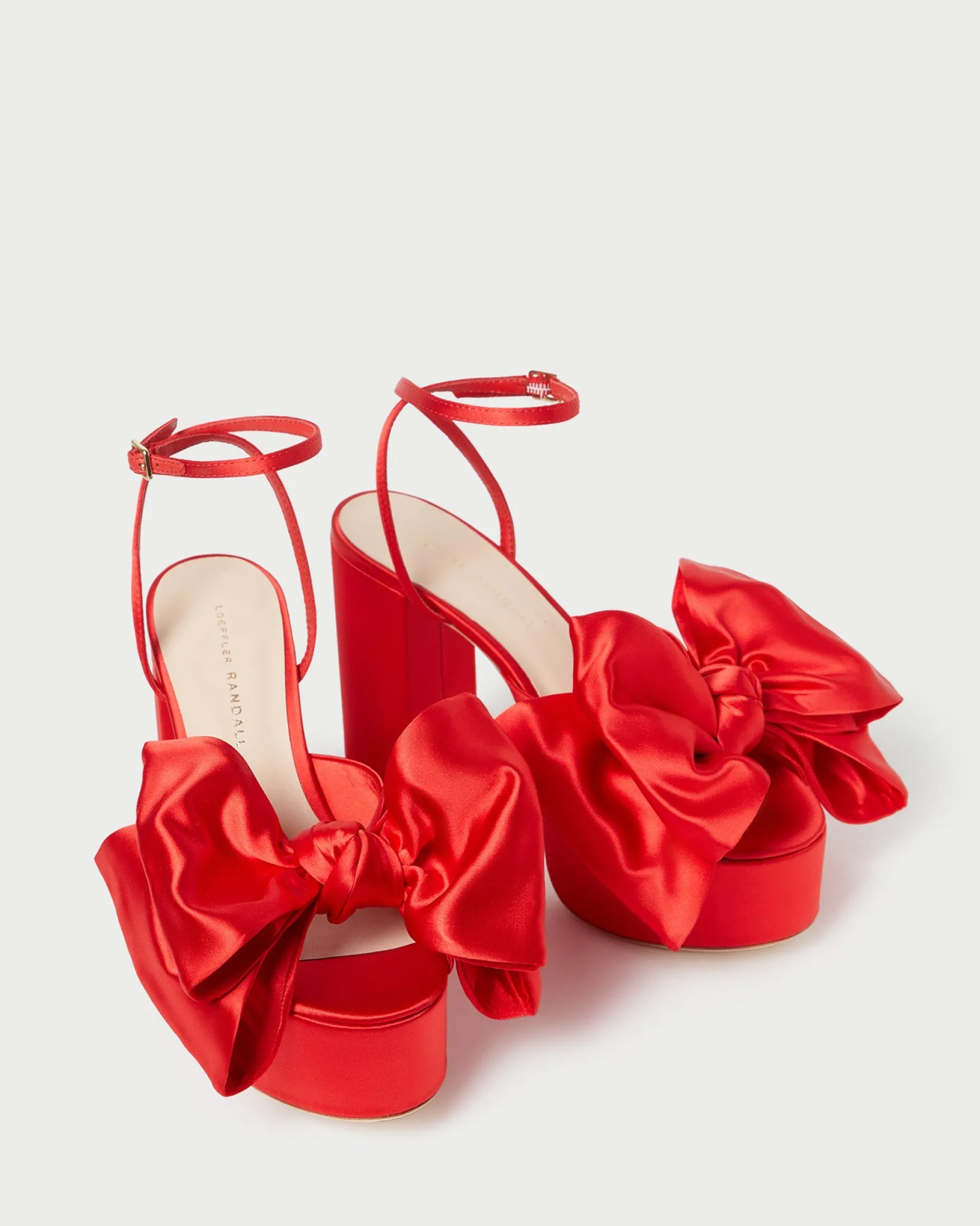 Online Kiki Satin Platform Sandal FOR THE BRIDE|Heeled Sandals