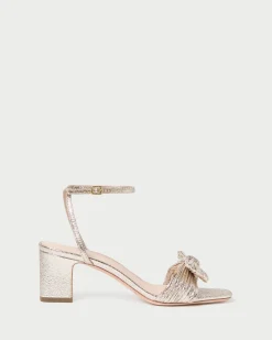 Outlet Kimora Pleated Bow Heel Event Essentials|Heeled Sandals