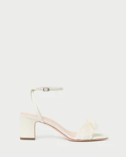 Outlet Kimora Pleated Bow Heel Event Essentials|Heeled Sandals