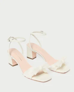New Kimora Pleated Bow Heel Event Essentials|Heeled Sandals
