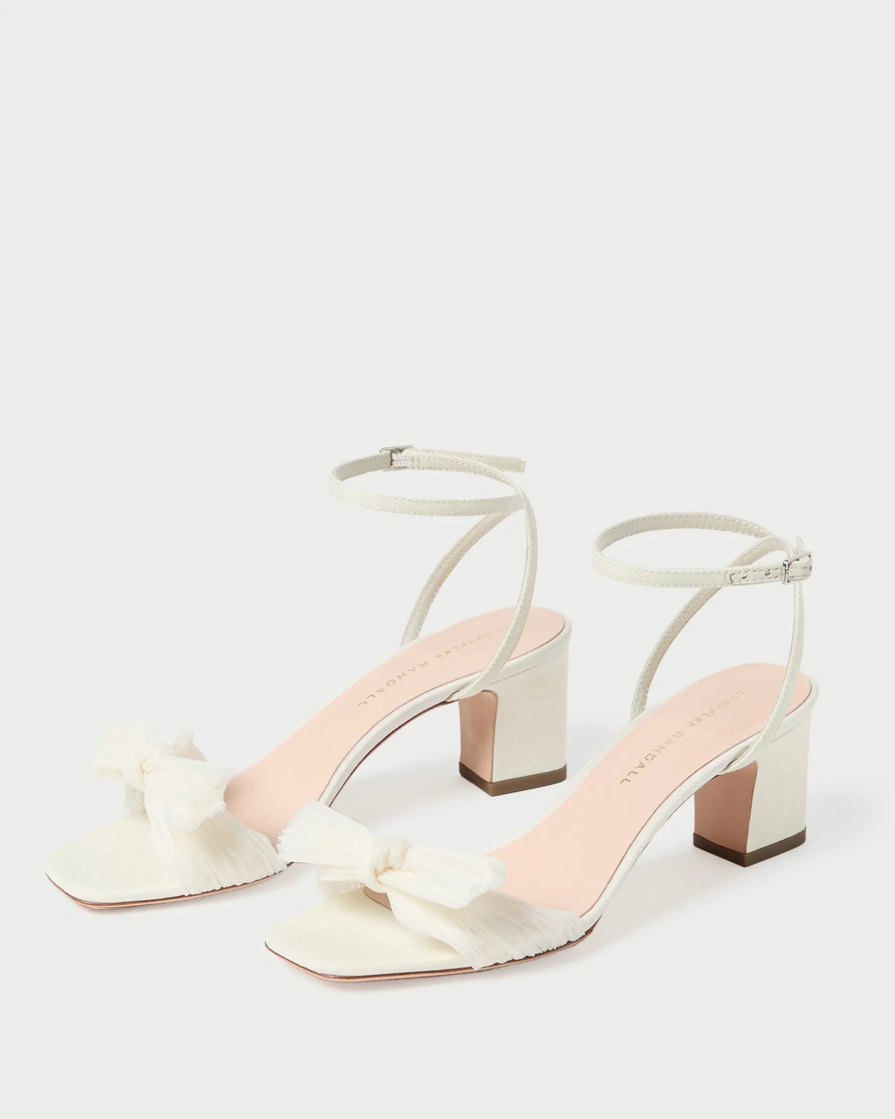 New Kimora Pleated Bow Heel Event Essentials|Heeled Sandals
