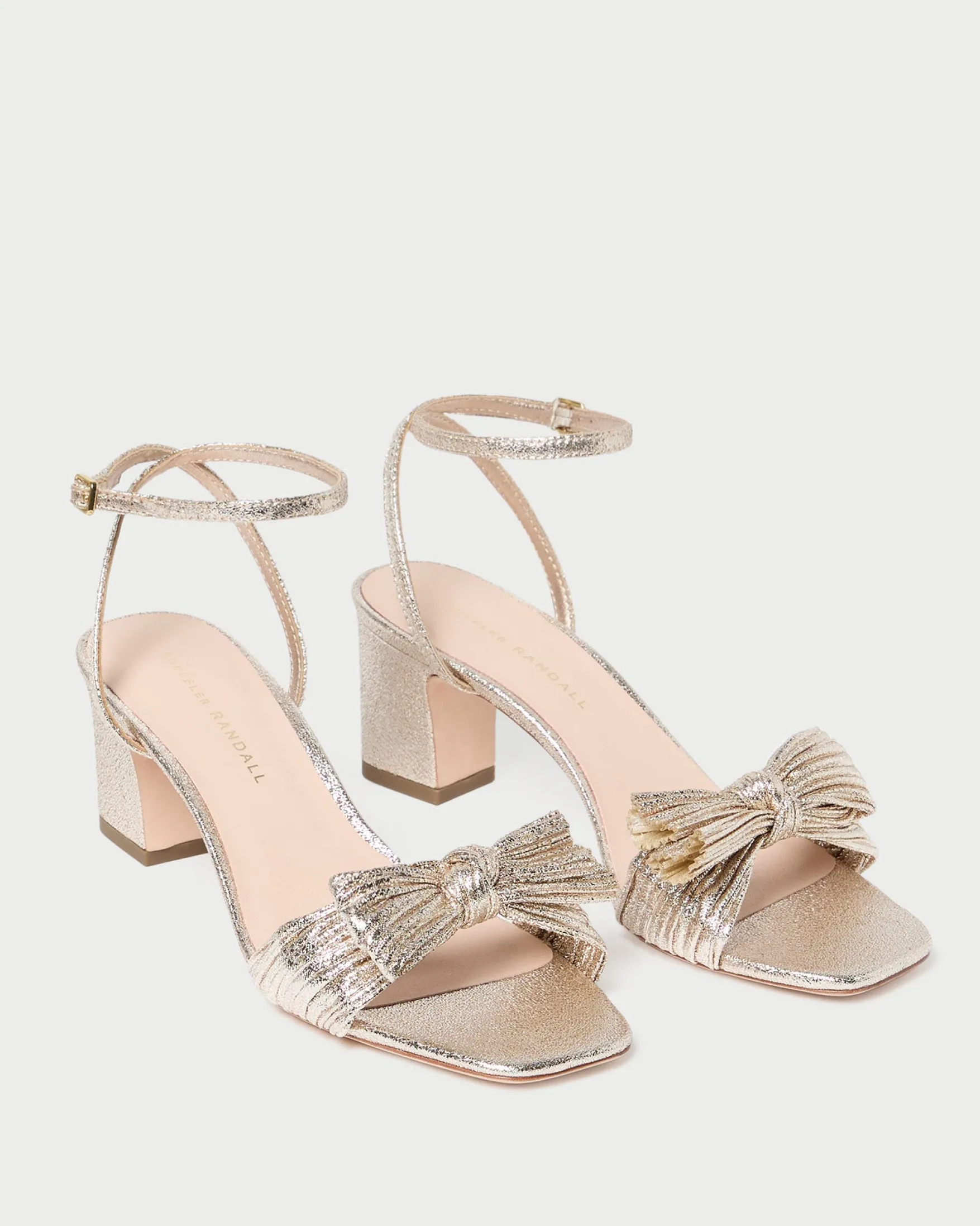 New Kimora Pleated Bow Heel Event Essentials|Heeled Sandals