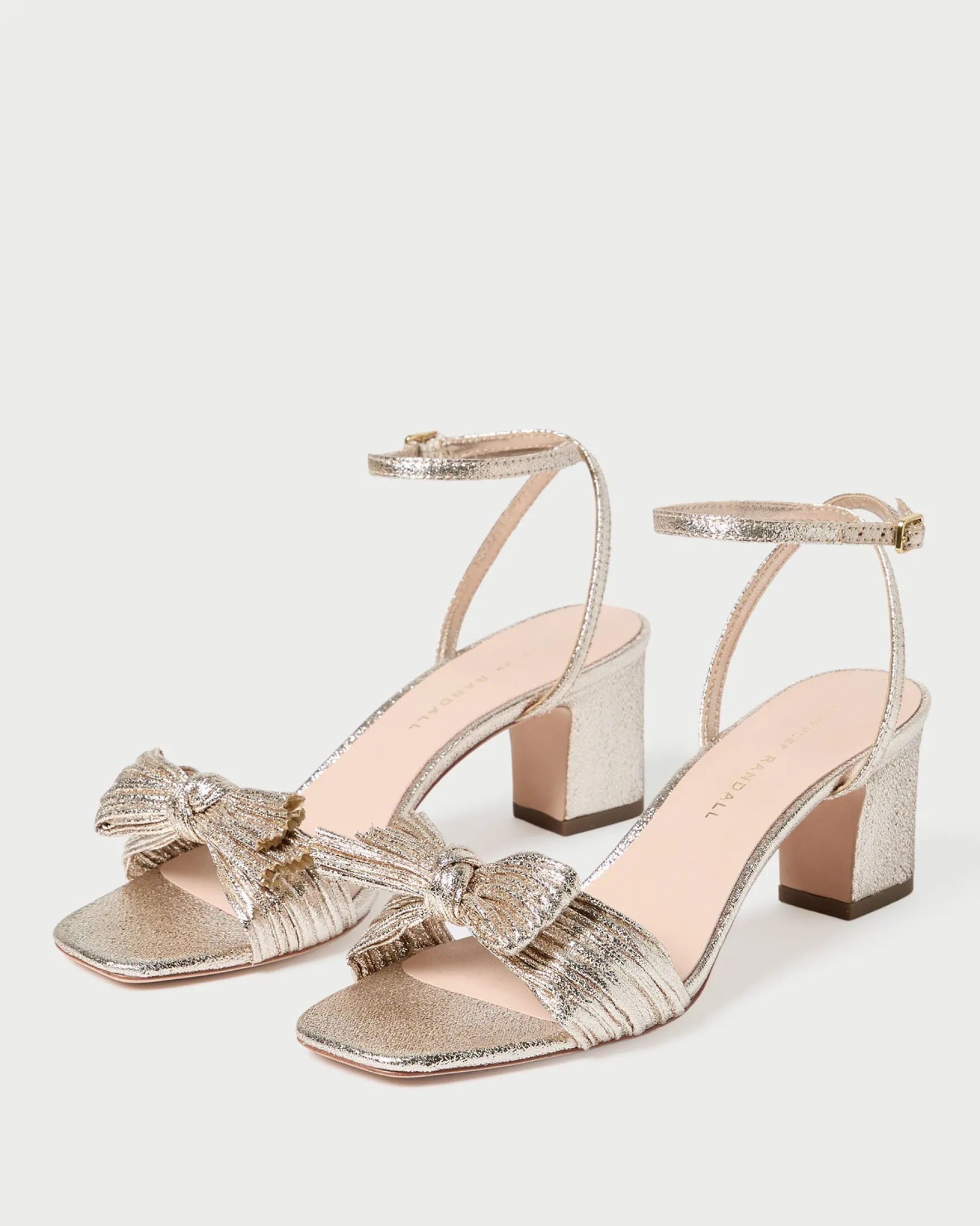 New Kimora Pleated Bow Heel Event Essentials|Heeled Sandals
