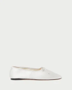 Hot Landon Satin Ballet Flat FOR THE BRIDE|Casual Staples