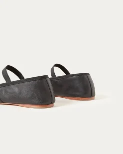 Clearance Leonie Chocolate Leather Flat Flats & Loafers