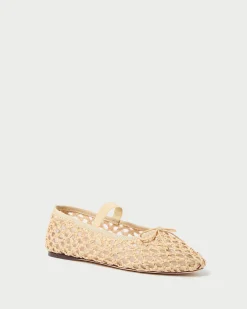 Best Leonie Natural Crochet Ballet Flat Casual Staples|Vacation Shop