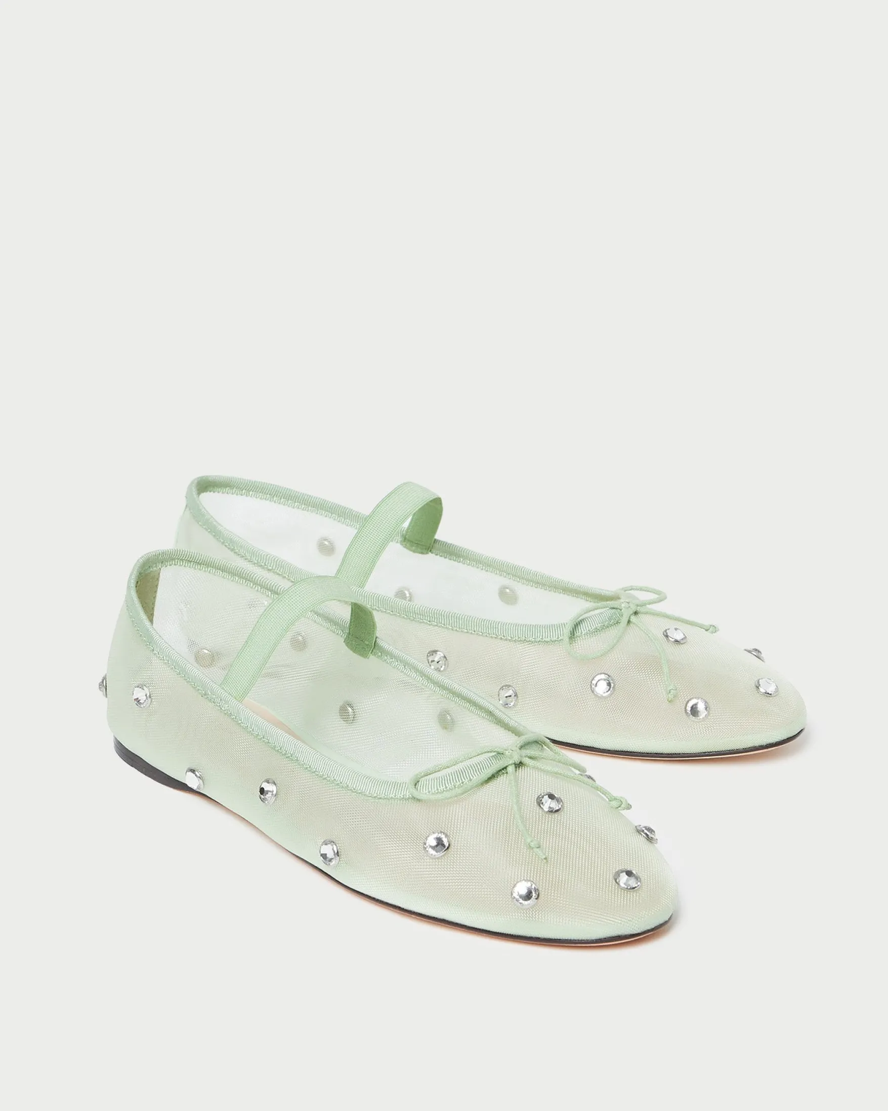 Leonie /Crystal Ballet Flat FOR THE BRIDE|Event Essentials