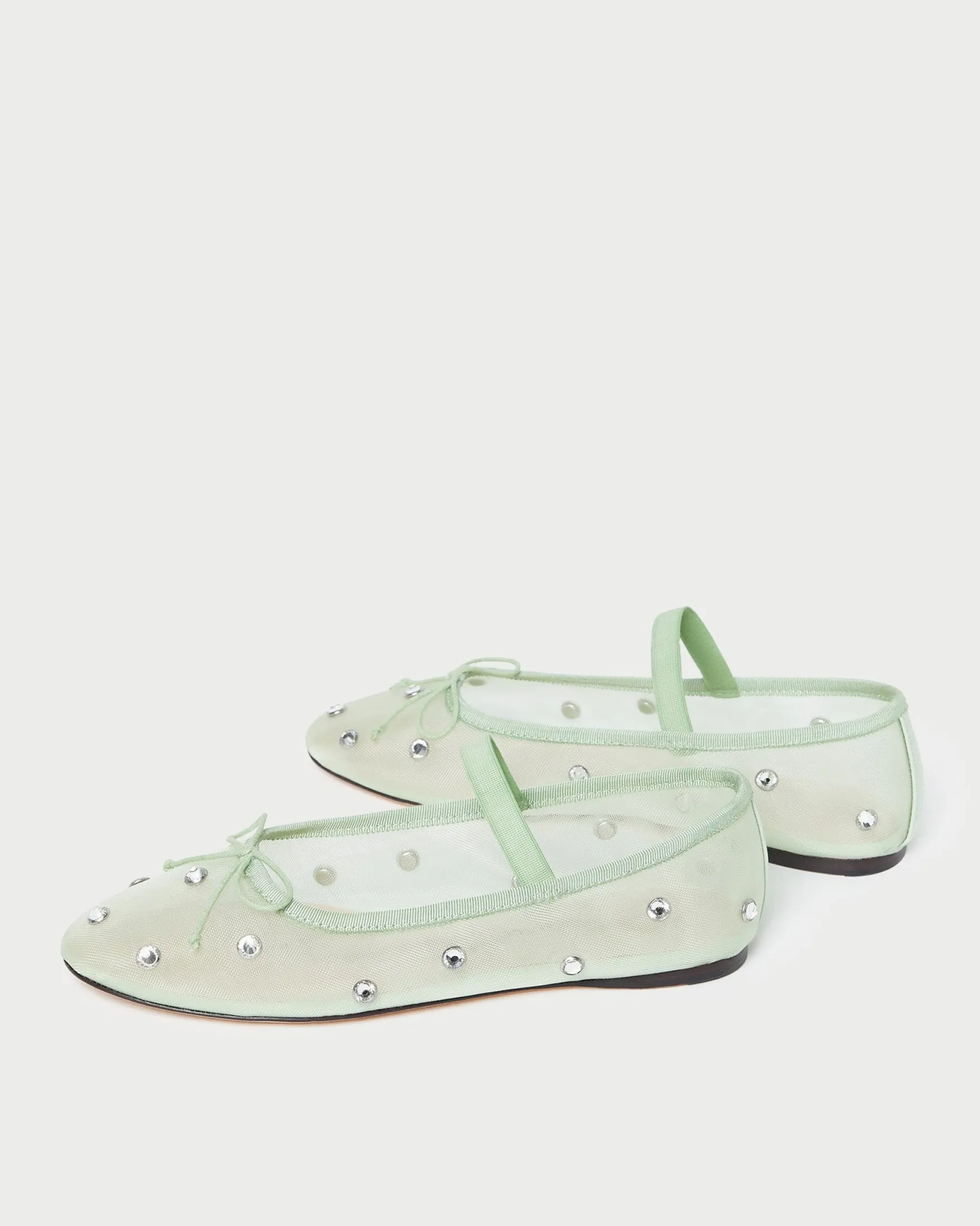 Leonie /Crystal Ballet Flat FOR THE BRIDE|Event Essentials