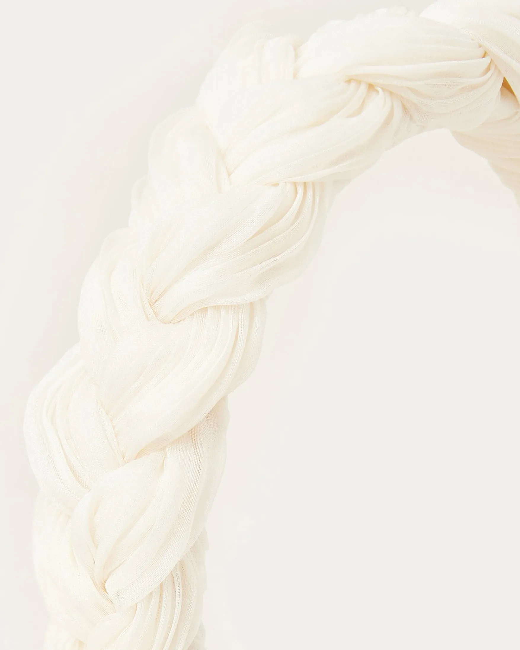 Lilac Pearl Braided Headband FOR THE BRIDE|Accessories