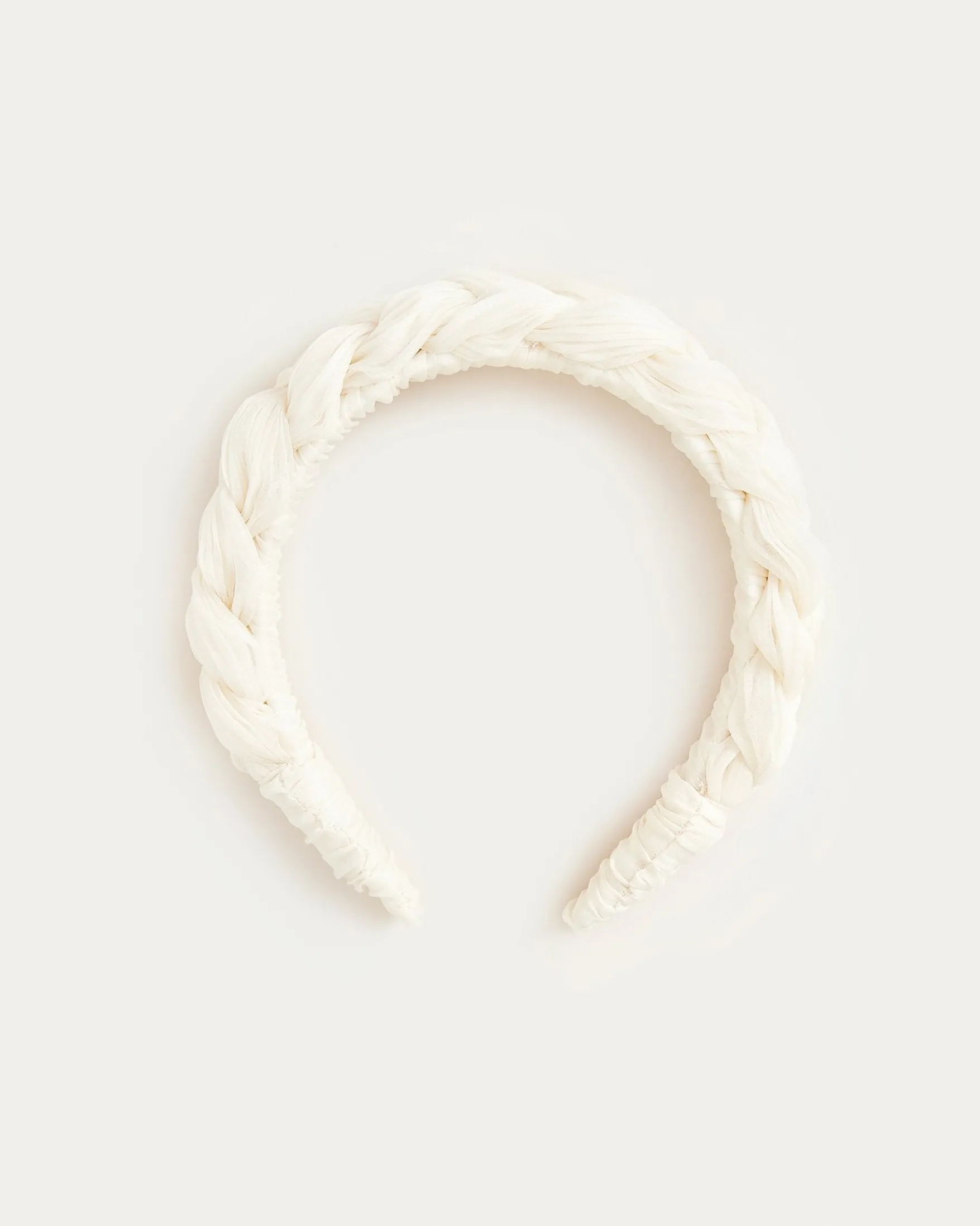 Lilac Pearl Braided Headband FOR THE BRIDE|Accessories
