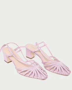 Online Livvy Pink Moiré Heeled Sandal FOR THE GUESTS|Heeled Sandals