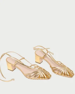 Online Livvy Pink Moiré Heeled Sandal FOR THE GUESTS|Heeled Sandals
