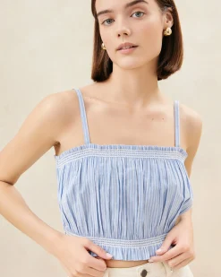 Discount Maggie Green Floral Cinched Camisole Matching Sets|Tops