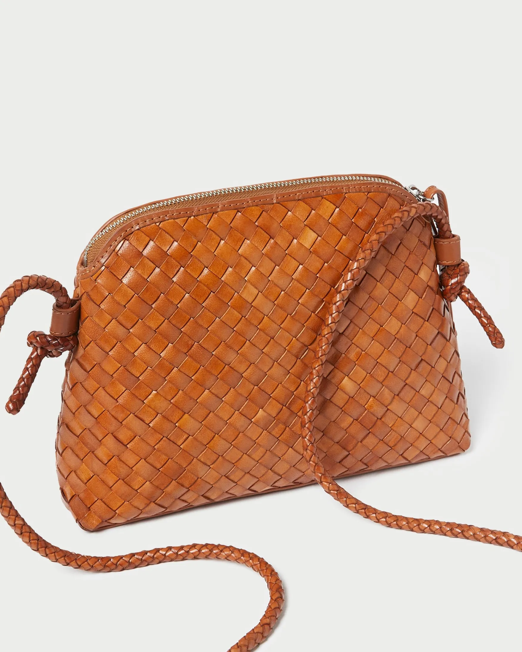 Outlet Mallory Brown Woven Crossbody Casual Staples|Vacation Shop