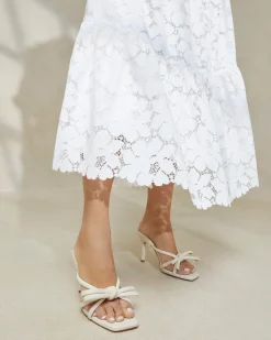 Sale Margi Bow Heel FOR THE BRIDE|Heeled Sandals