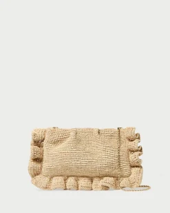 Discount Mavis Raffia Ruffle Clutch FOR THE GUESTS|FOR THE BRIDE