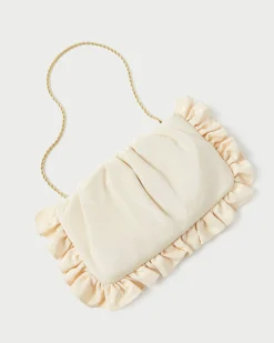 Discount Mavis Raffia Ruffle Clutch FOR THE GUESTS|FOR THE BRIDE