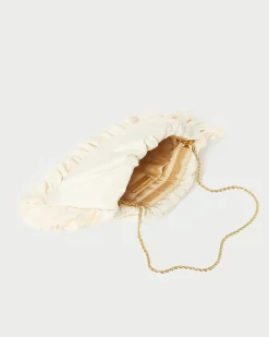 Discount Mavis Raffia Ruffle Clutch FOR THE GUESTS|FOR THE BRIDE