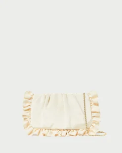 Discount Mavis Raffia Ruffle Clutch FOR THE GUESTS|FOR THE BRIDE