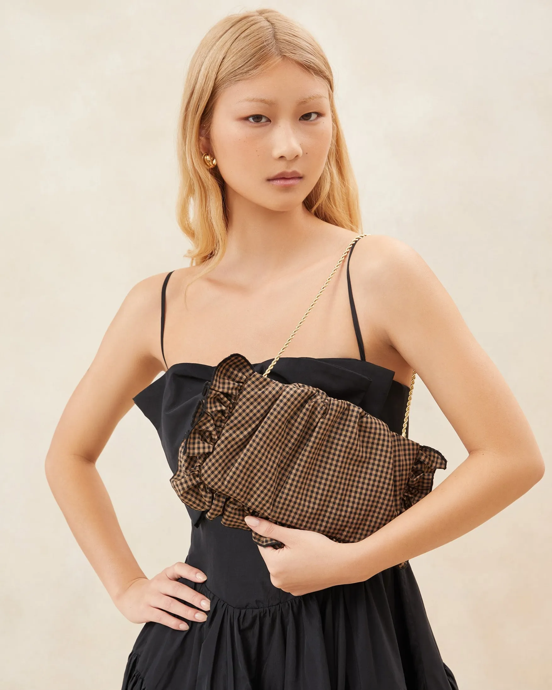 Clearance Mavis Moiré Ruffle Clutch Event Essentials|Vacation Shop