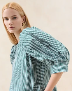 New Maxwell Green Gingham Dress Dresses