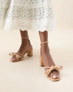 Online Mikel Bow Mid-Heel Sandal SOMETHING BLUE|FOR THE GUESTS
