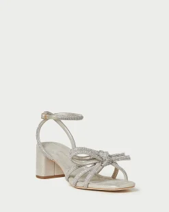 Discount Mikel Bow Mid-Heel Sandal FOR THE GUESTS|FOR THE BRIDE