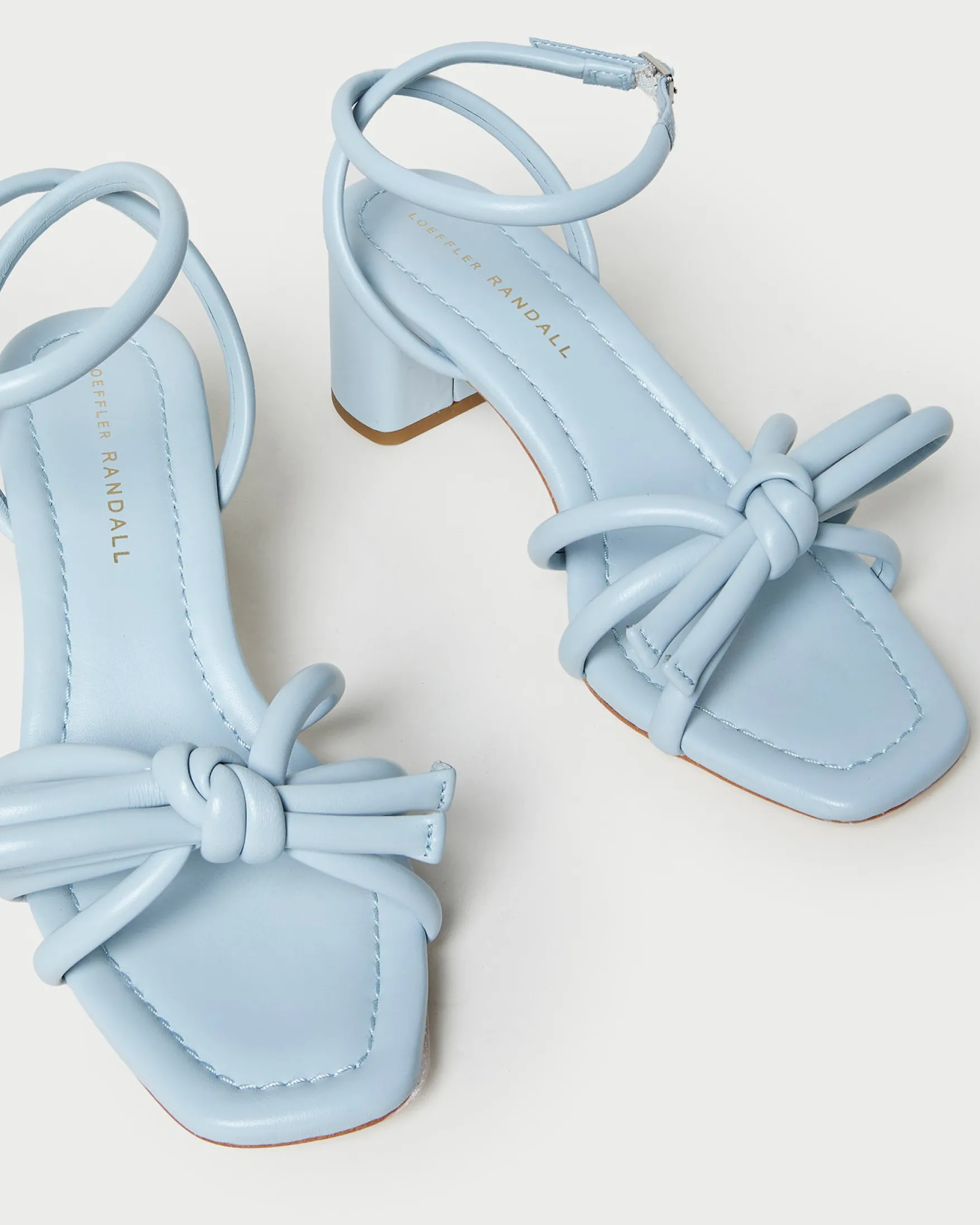 Sale Mikel Bow Mid-Heel Sandal SOMETHING BLUE|FOR THE BRIDE