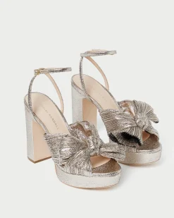 Outlet Natalia Platform Bow Heel FOR THE BRIDE|Heeled Sandals
