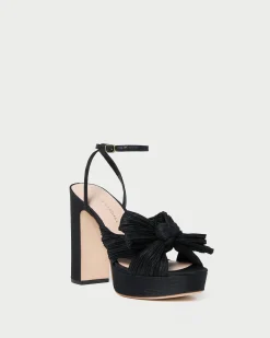 Clearance Natalia Blue Floral Bow Heel SOMETHING BLUE|FOR THE BRIDE