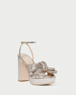 New Natalia Platform Bow Heel SOMETHING BLUE|FOR THE BRIDE